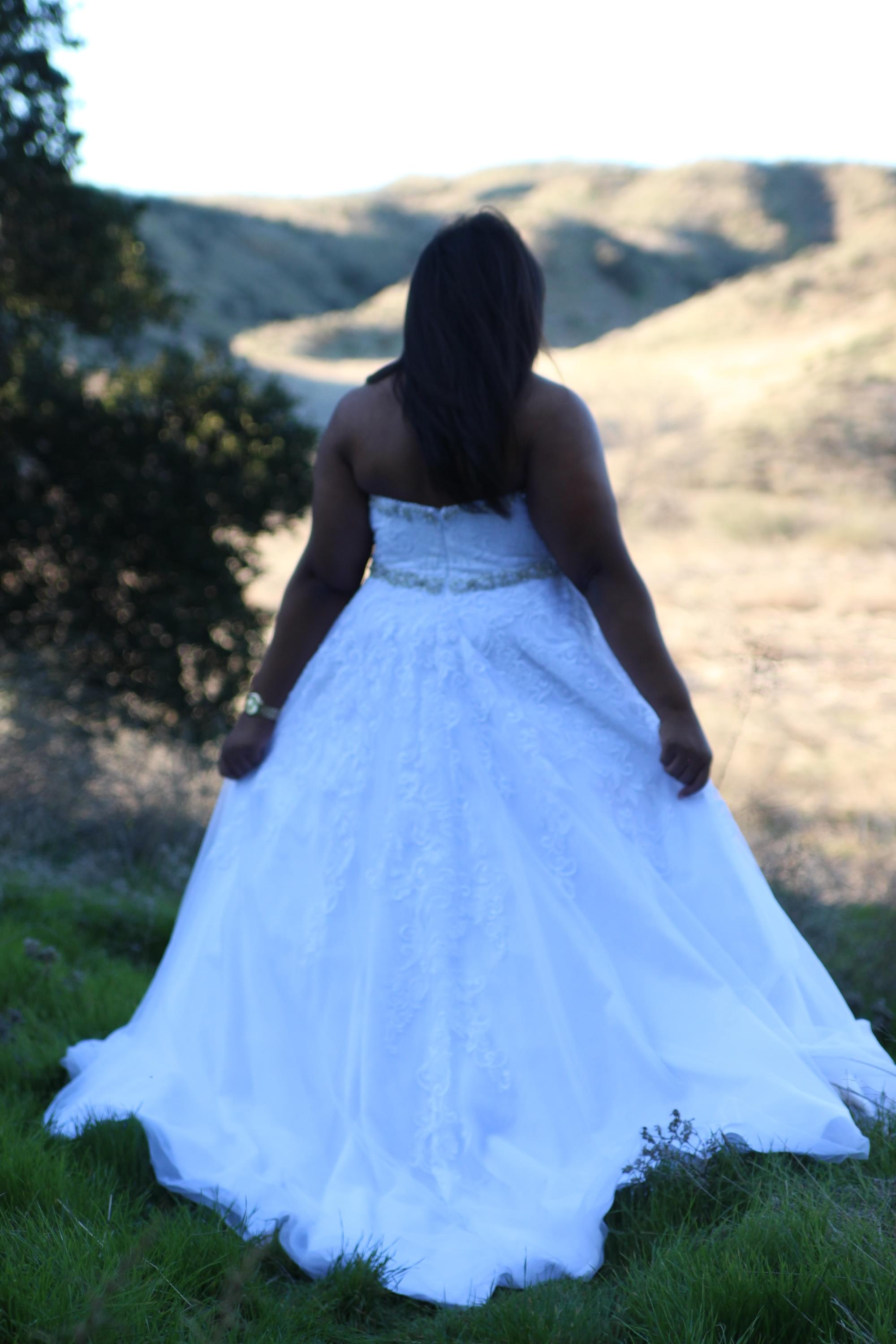 Tyla's bride wedding dress shoot