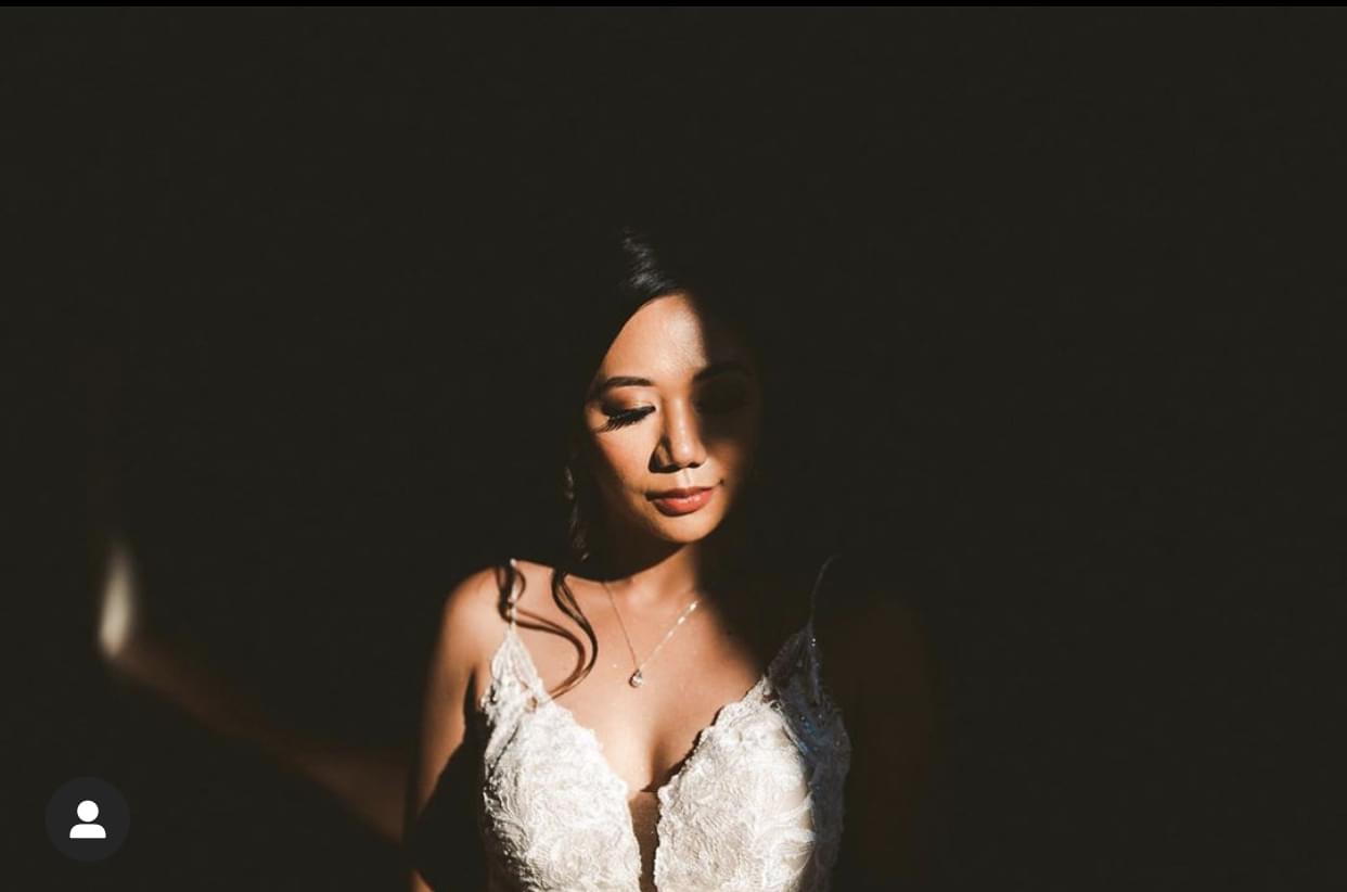 Bride sent in a beautiful picture of her wedding shoot